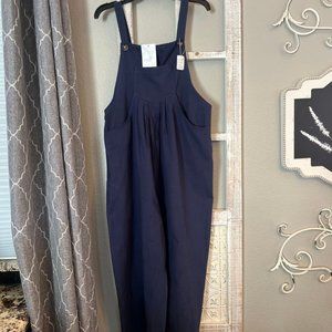 Lg New (NWT) Kamidun Women's Wide Leg Overall Jumpsuit: Large